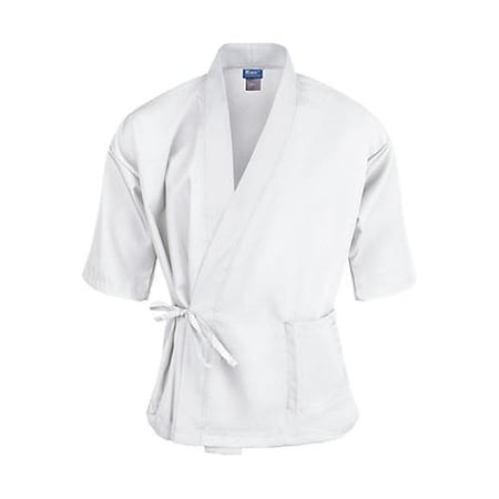 Allpoints Kng Lg Sushi Chef Coat White 3/4 Sleeve 2129WHWHL